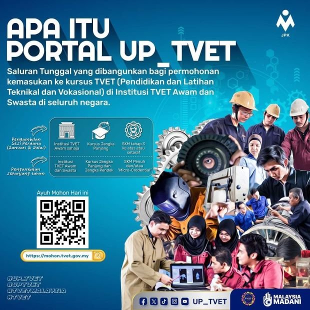 Bina kerjaya di UP_TVET – Negeri Kita
