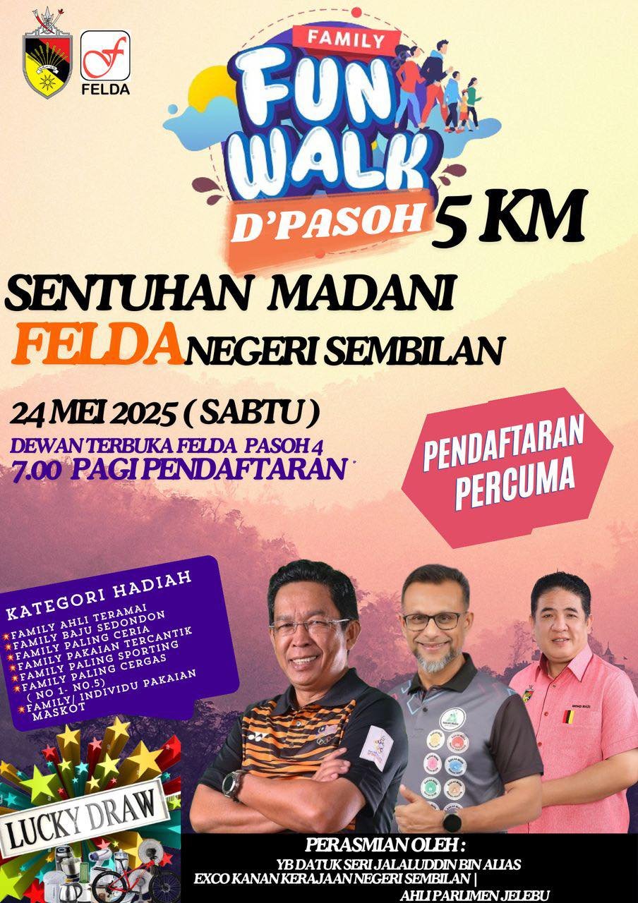 Family Fun Walk D’Pasoh 5 KM – Negeri Kita